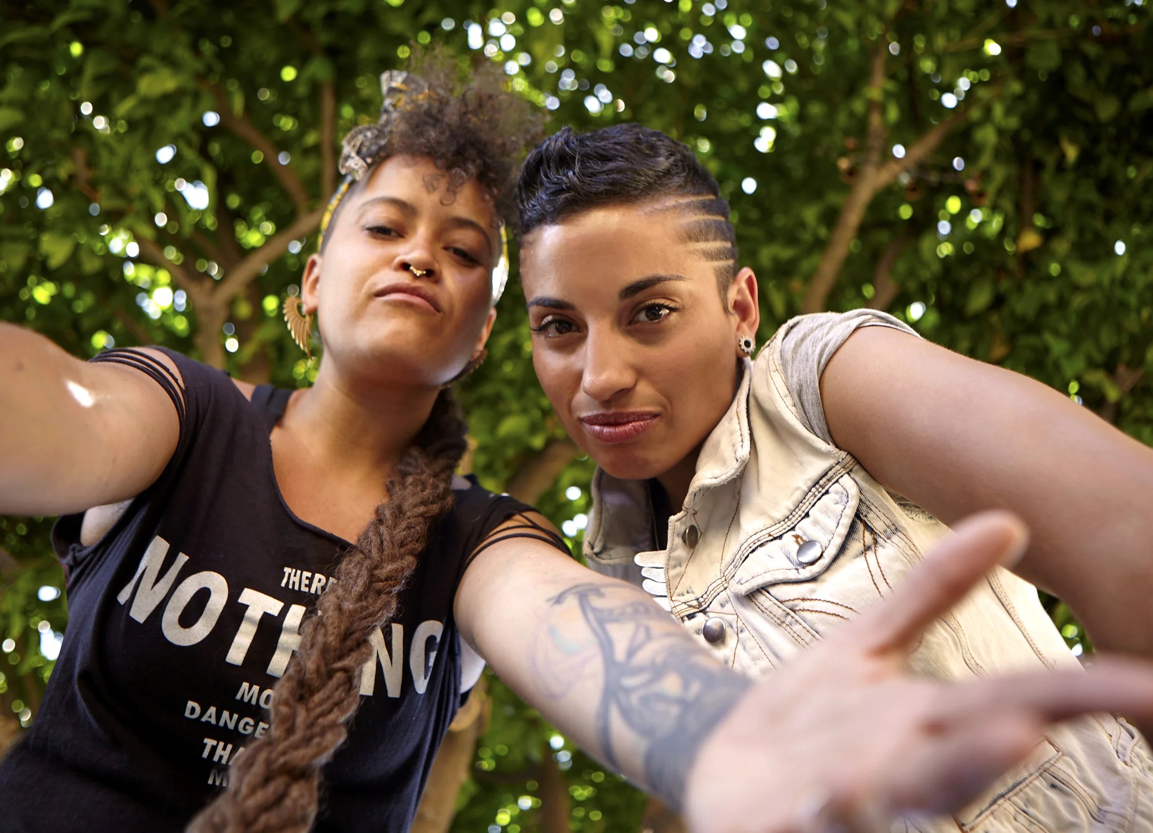 Climbing PoeTree Based in Brooklyn, NY with a dedication to the whole planet, Climbing PoeTree harnesses creativity as the antidote to destruction through their award-winning spoken word, boundary-breaking music, and multimedia hip hop theater. Co-creators Alixa Garcia and Naima Penniman have independently organized more than 30 national and international tours, taking their work from South Africa to Cuba, the UK to Mexico, and throughout the U.S. including 11,000 miles toured on a bus converted to run on recycled vegetable oil
