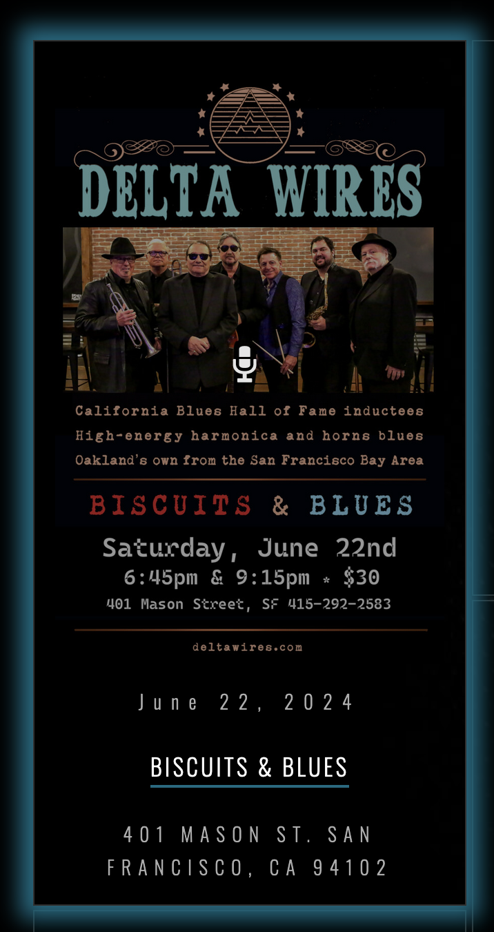 Sitting in with Delta Wires TONIGHT 6/22/24!