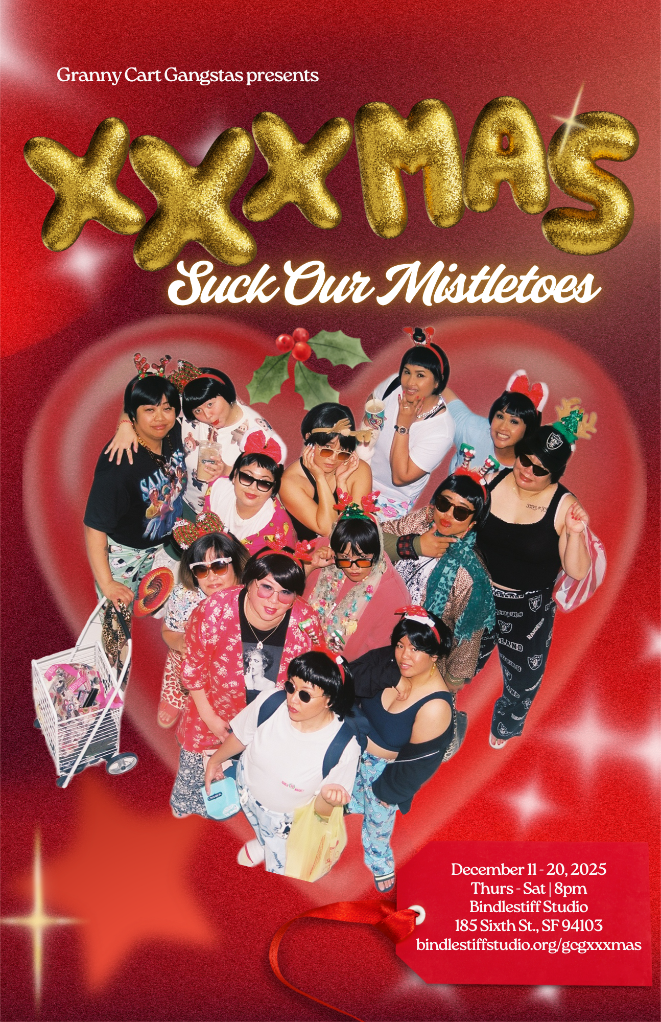 Granny Cart Gangstas XXXmas - Suck Our Mistletoes — bindlestiff studio