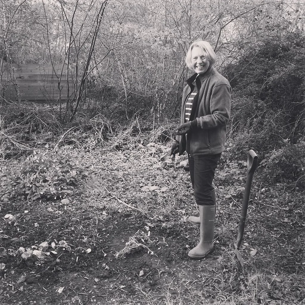 Barbara and her Cyclamen
