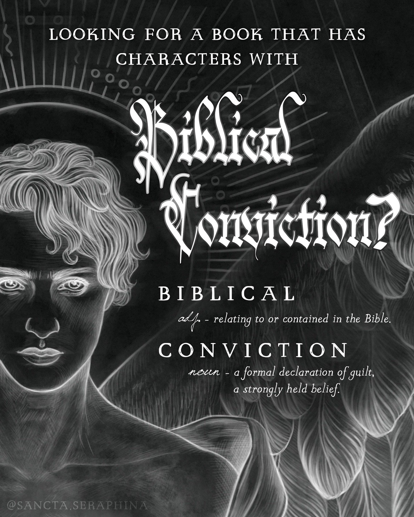 Biblical Conviction? That&rsquo;s like the main thing I write my queer little angel stories about. 😏

Anyways, if you&rsquo;ve missed the details on threads, an unsavory individual claimed to read books with &lsquo;Biblical Conviction&rsquo;&mdash;I