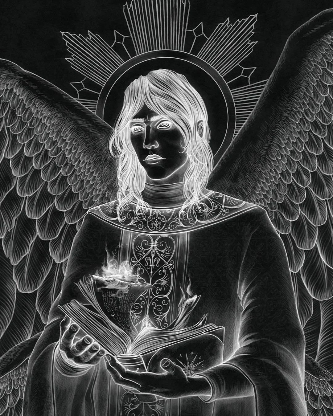 ANGELTOBER Day 9 &mdash; Intercession 🪽 and Day 10 &mdash; Sacrifice 🐑

Without spoiling things for new readers, here is my little write-up 🤭

Intercession is the act of praying, pleading, or intervening on behalf of another person or group of peo