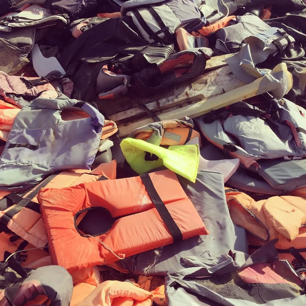 life jacket grave yard