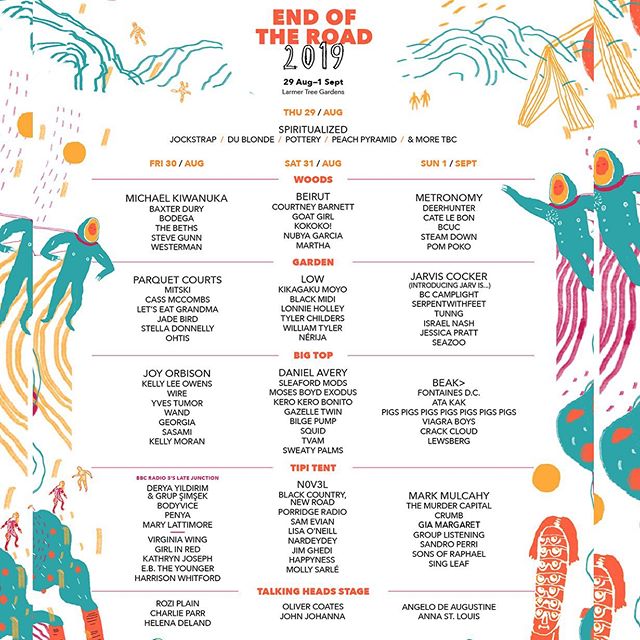 Very excited to be back in the UK on tour in August / September and to be part of this incredible @EndOfTheRoad Festival lineup! Tickets are on sale from endoftheroadfestival.com #EOTR2019 #markmulcahy #miraclelegion #thegus