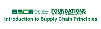 Introduction to Supply Chain Principles, Wednesday Evenings 5:30-8:30 PM March 22, 2023 — April 26, 2023