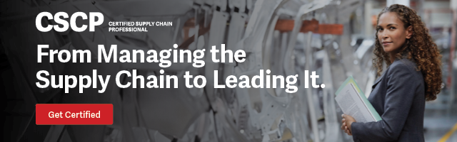 CSCP: From managing the Supply Chain to leading it.