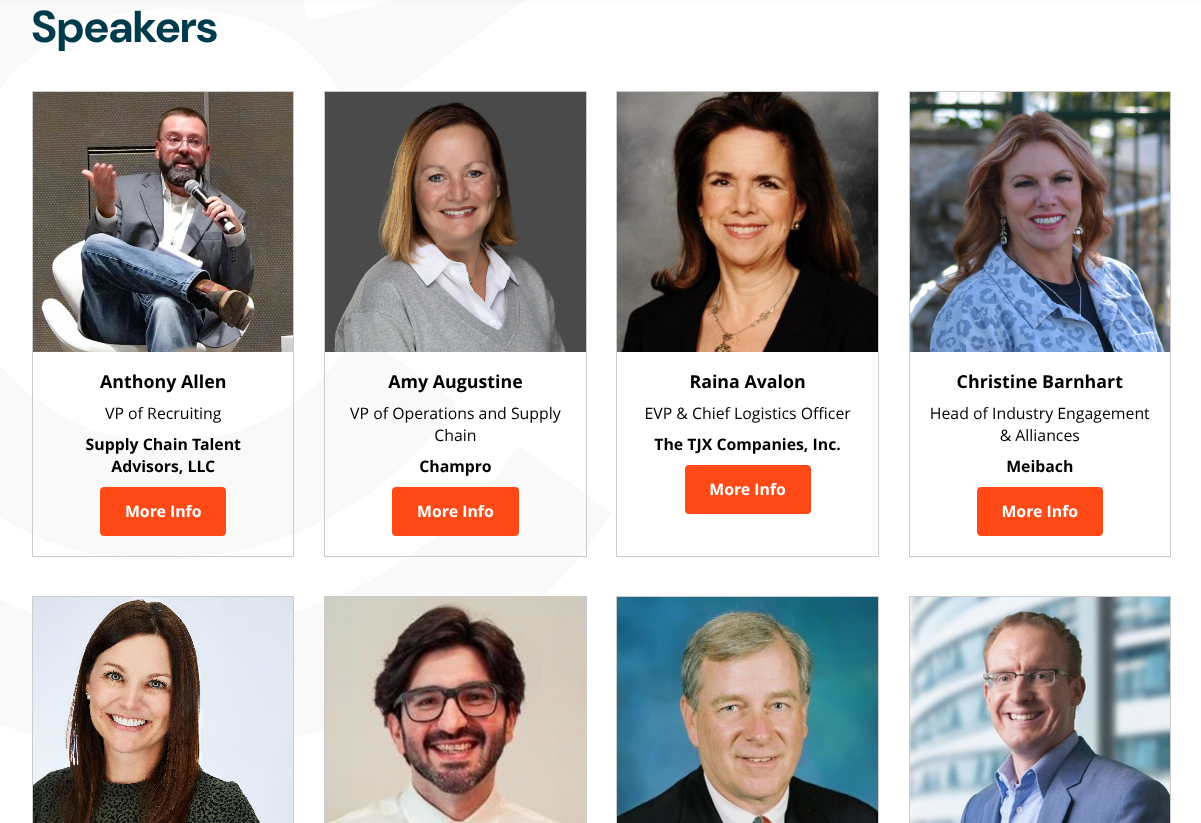 Gallery of speakers scheduled to be part of CHAINge conference