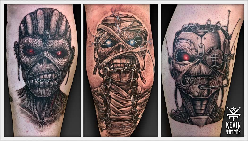 Eddie Iron Maiden Arm Tattoo by Jamie Lee Parker TattooNOW