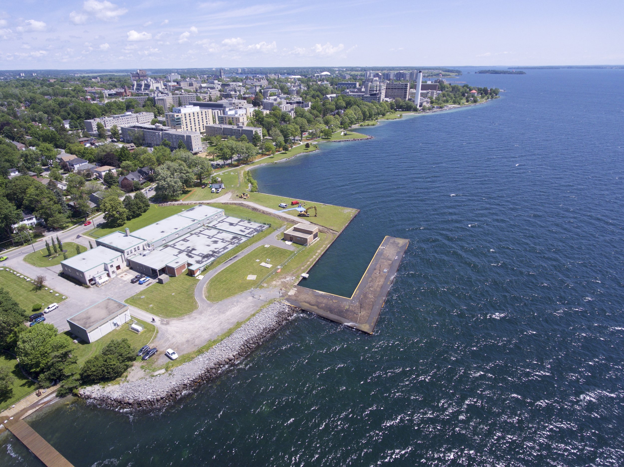 Aerial Photo of Breakwater Park