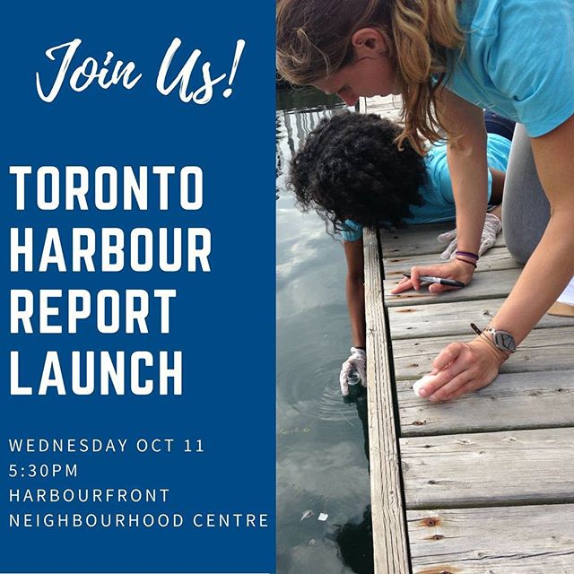 Next Wednesday join us for the launch of  @lowaterkeeper 2017 Toronto Harbour Report 
http://www.waterkeeper.ca/events/2017/10/4/toronto-harbour-report-launch-volunteer-appreciation-night

#GLC2017 #swimdrinkfish