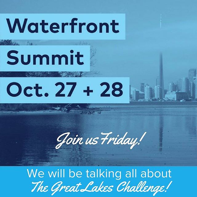 This Friday we will be presenting at day one of the Waterfront Summit presented by Waterfront for All. Hope you see you there!

#GLC2017 #swimdrinkfish