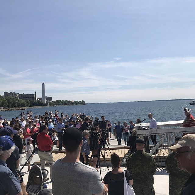 The Mayor of Kingston says this space should set the standard for a 21st Century urban waterfront space. #hearhear #swimdrinkfish