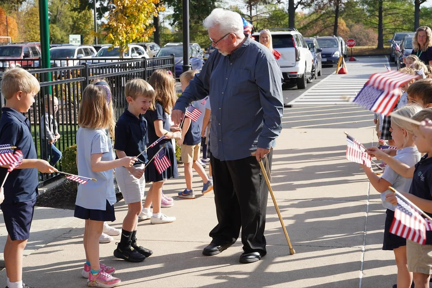 Today, on Veterans Day, we honor and thank all who have served our country. On Friday, we gathered for a special chapel led by our 5th graders to recognize veterans and first responders. We were grateful to welcome many who are friends and family of 