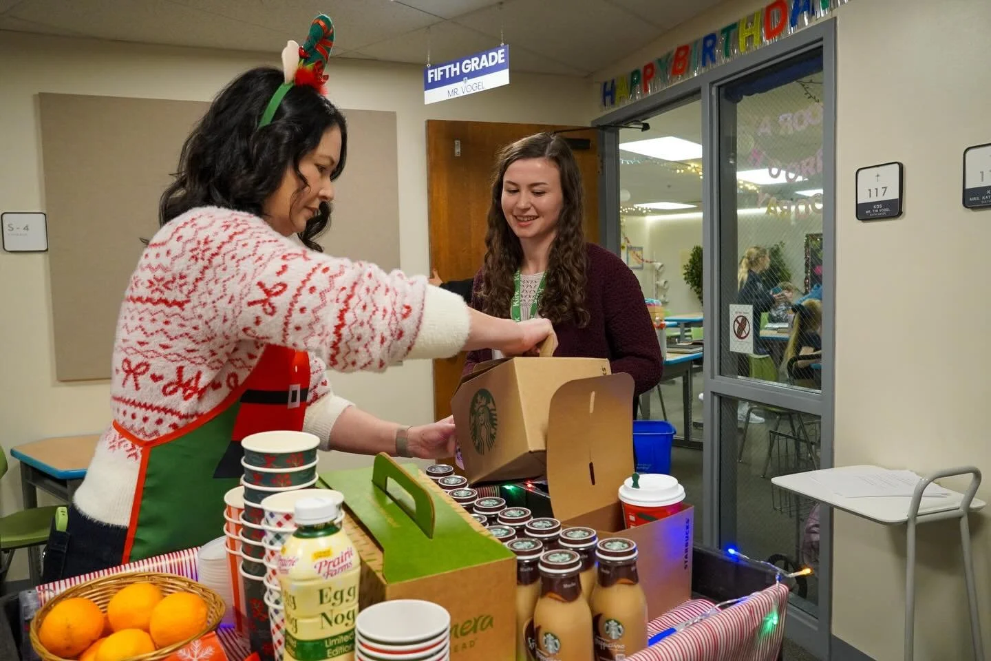 Today was a cheerful morning as our KPA elves delivered Love Cards and treats to our faculty and staff! We are so grateful to all our families who donated&mdash;your generosity truly means the world to our staff and brought an immense amount of joy t