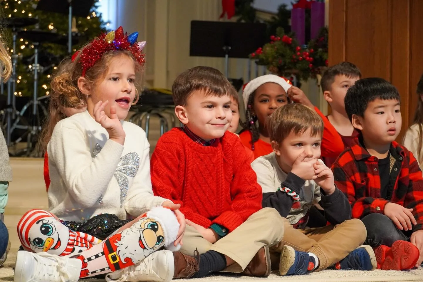 Our 1st, 2nd, and 3rd-graders did a great job leading chapel this morning. Their joyful songs helped us celebrate Jesus&rsquo; birth and all He has done for us. It was a perfect way to start our day!