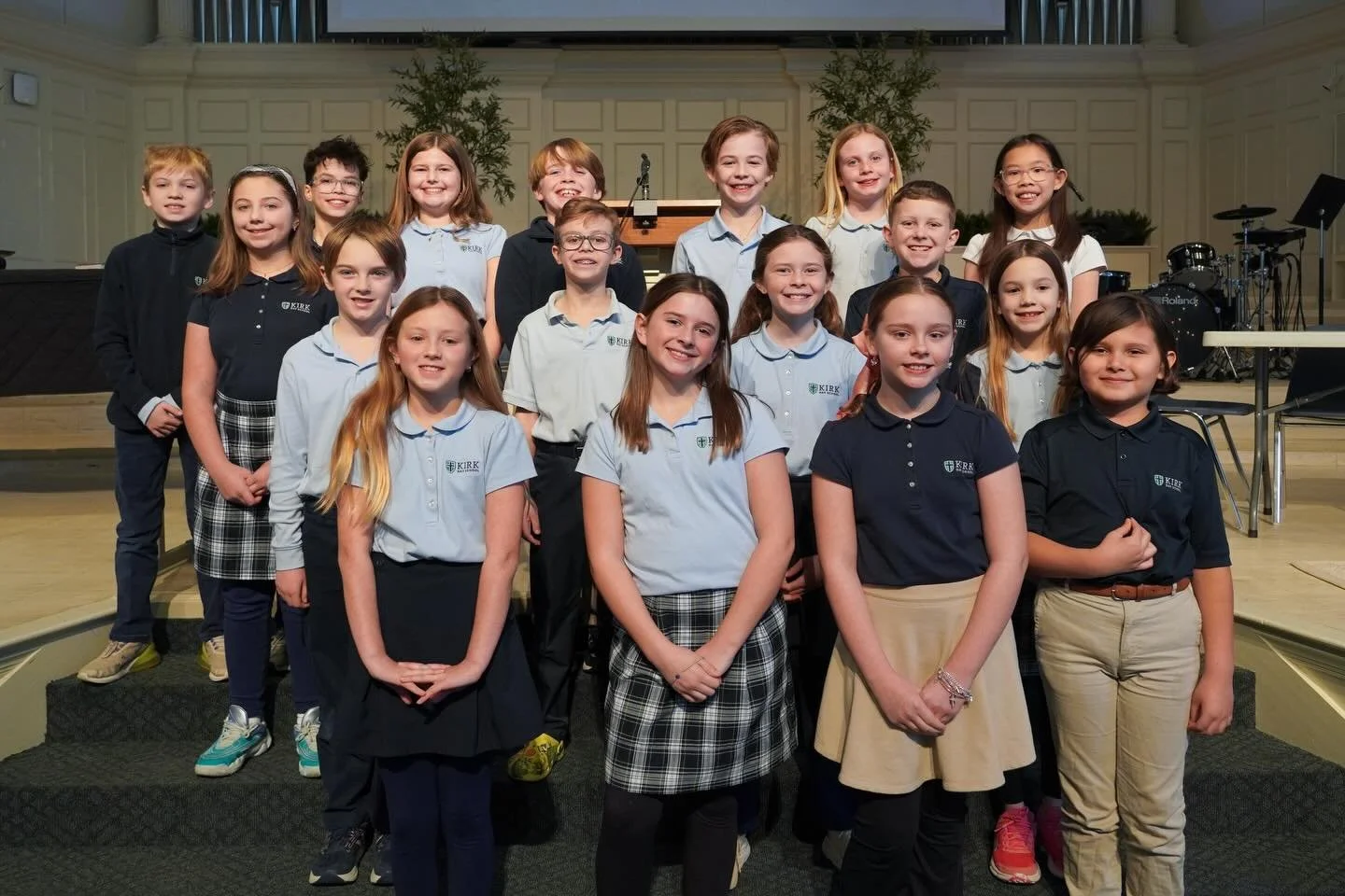 Our 4th graders led chapel today and shared a beautiful reminder that we love others because Christ loves us first. Through everyday school moments, they showed what living out Jesus&rsquo; love really looks like. We are so proud of their leadership 
