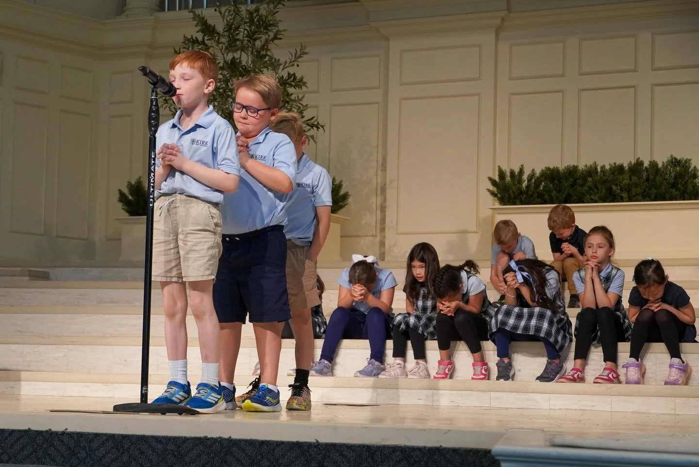 Thank you to Miss Reith&rsquo;s first-grade class for leading us in chapel this morning! They did a wonderful job sharing Scripture about God&rsquo;s love for us and leading our school in worship.
