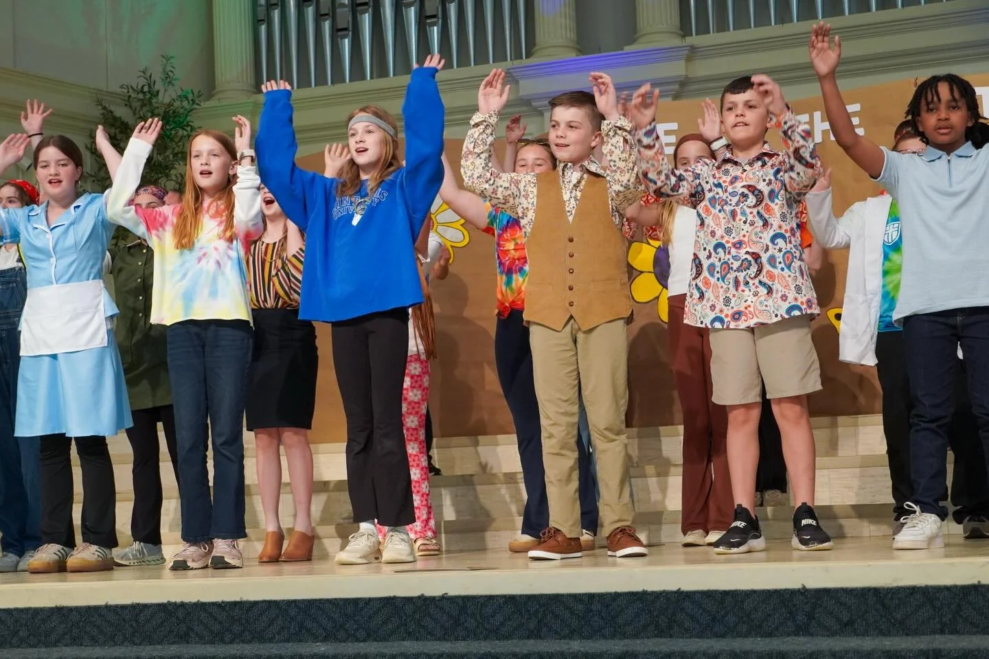 Our 6th graders brought the stage to life with A Kirk Day Game Show: Tell Me the Truth&mdash;a fun, faith-filled musical inspired by a classic 70s game show with a creative twist! From Bible trivia and lively contestants to commercials and a spirited