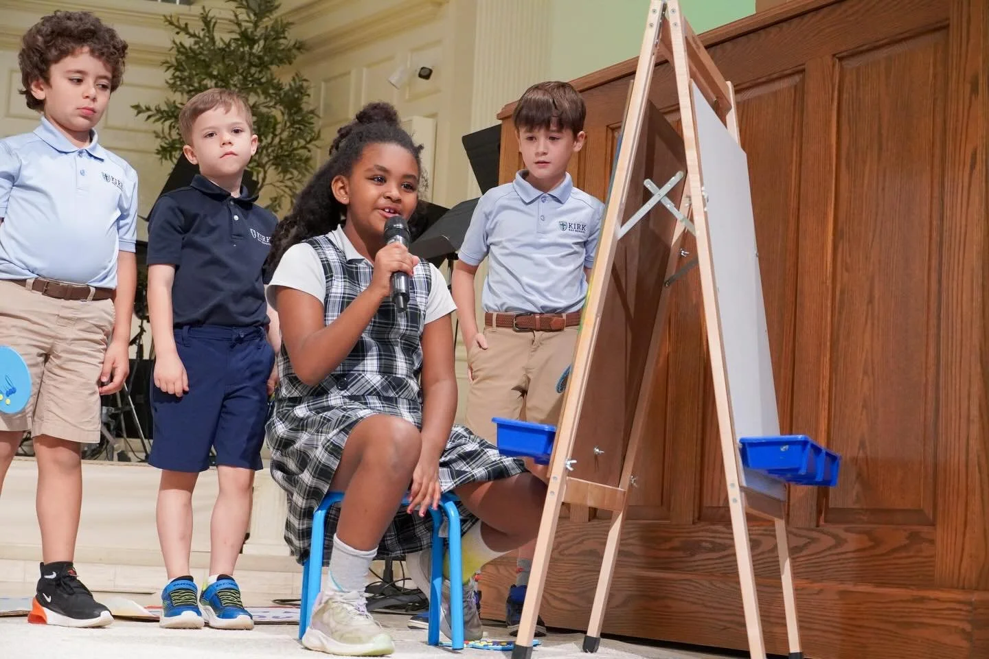 Mrs. Fitzpatrick&rsquo;s first grade class did an excellent job leading us in chapel this morning. They taught us that we are designed to reflect God&rsquo;s character to the world. Through our words and actions, we can show His love, kindness, and t