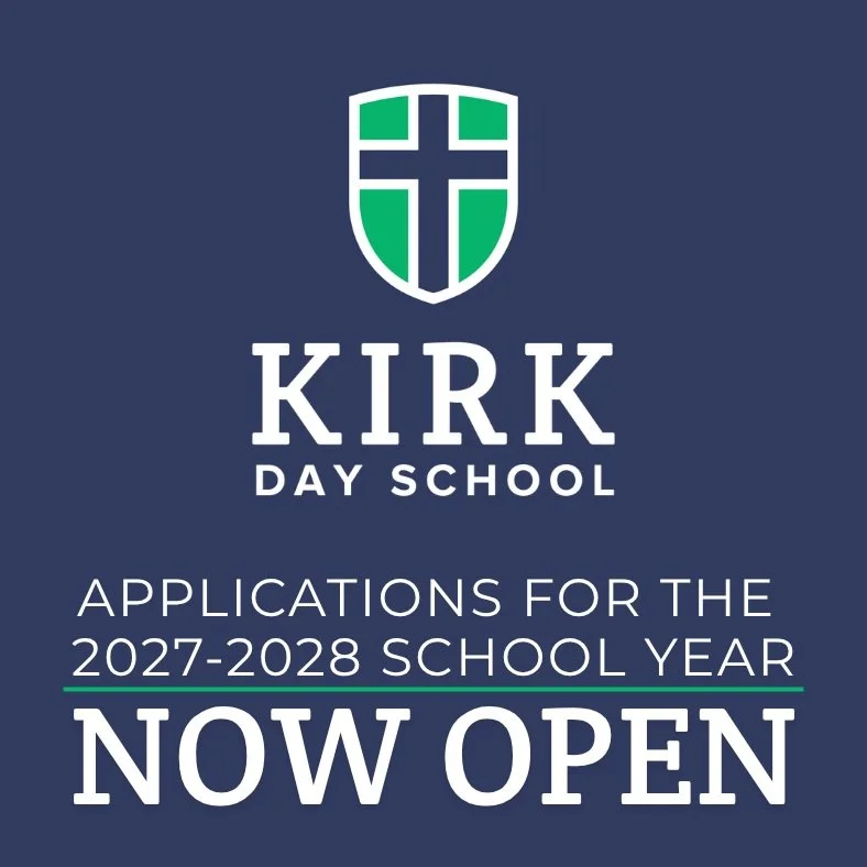 Kirk Day School is now accepting applications for the 2027-2028 school year! Click the link in our bio to apply.