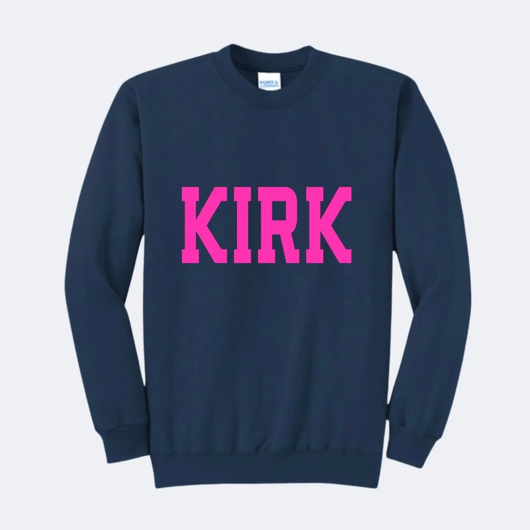 Adult Sweatshirt: KIRK *