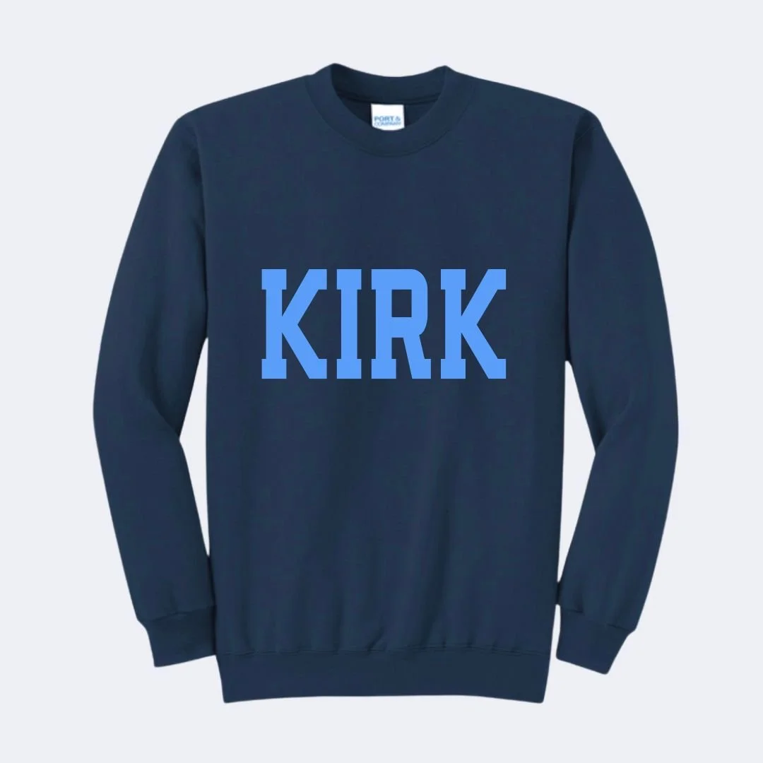 Adult Sweatshirt: KIRK *