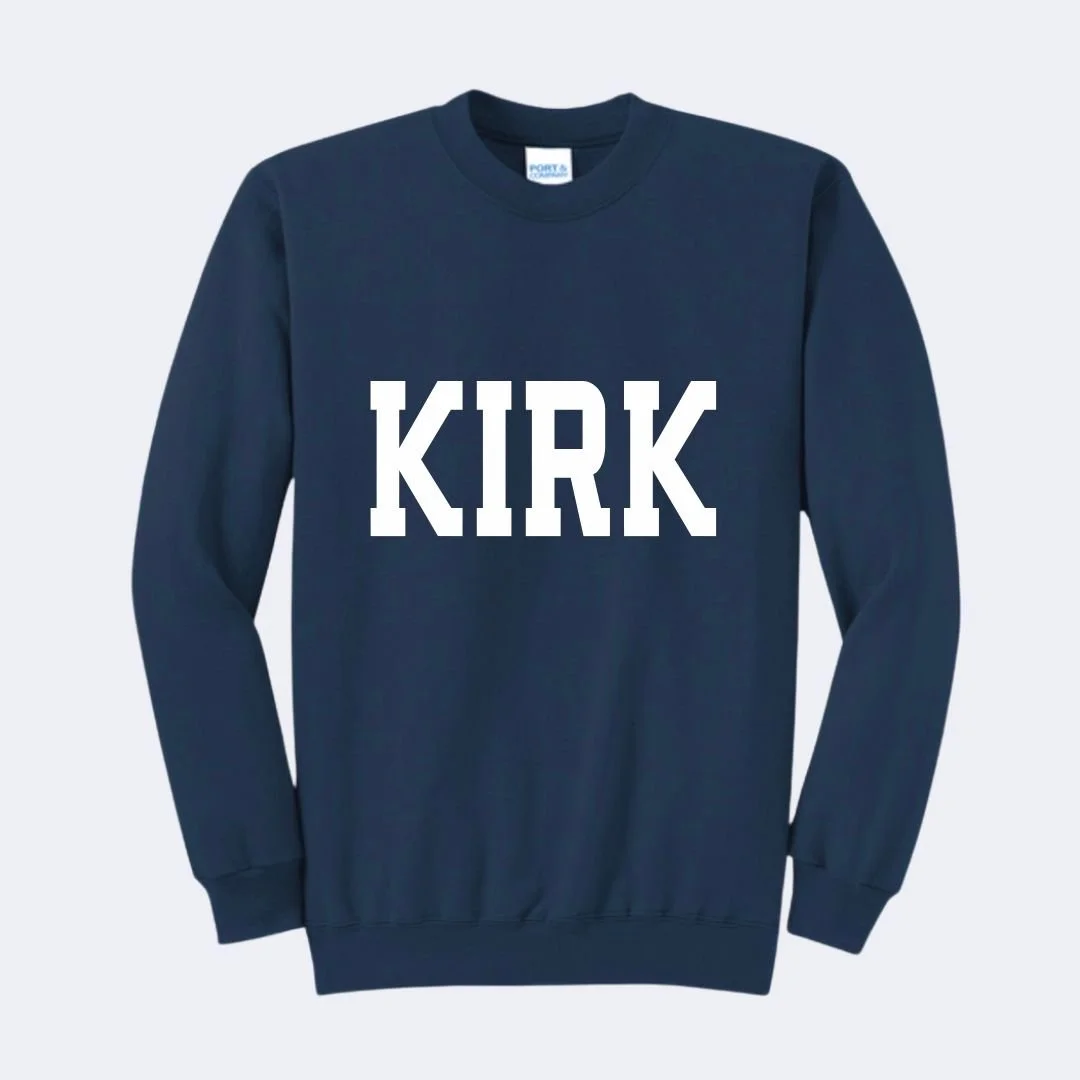 Adult Sweatshirt: KIRK *