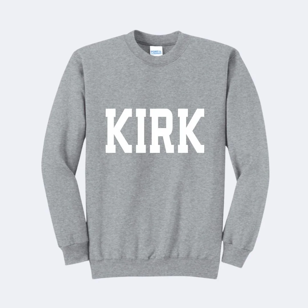 Adult Sweatshirt: KIRK *