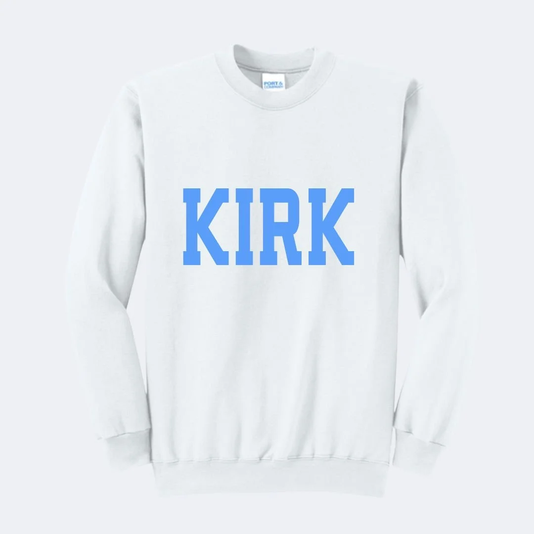 Adult Sweatshirt: KIRK *
