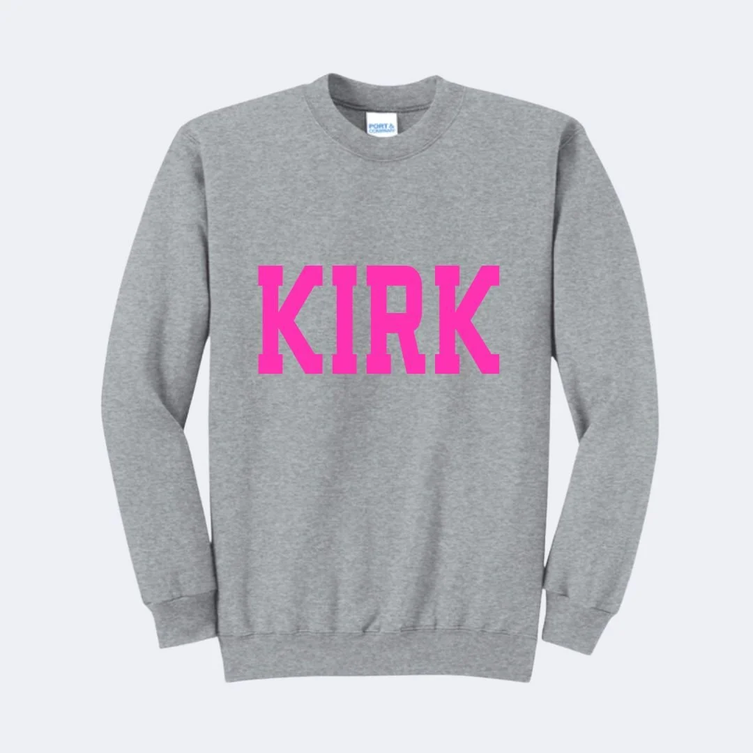Adult Sweatshirt: KIRK *