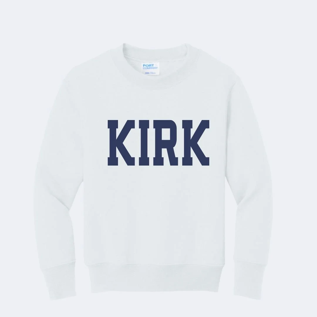 Youth Sweatshirt: KIRK *
