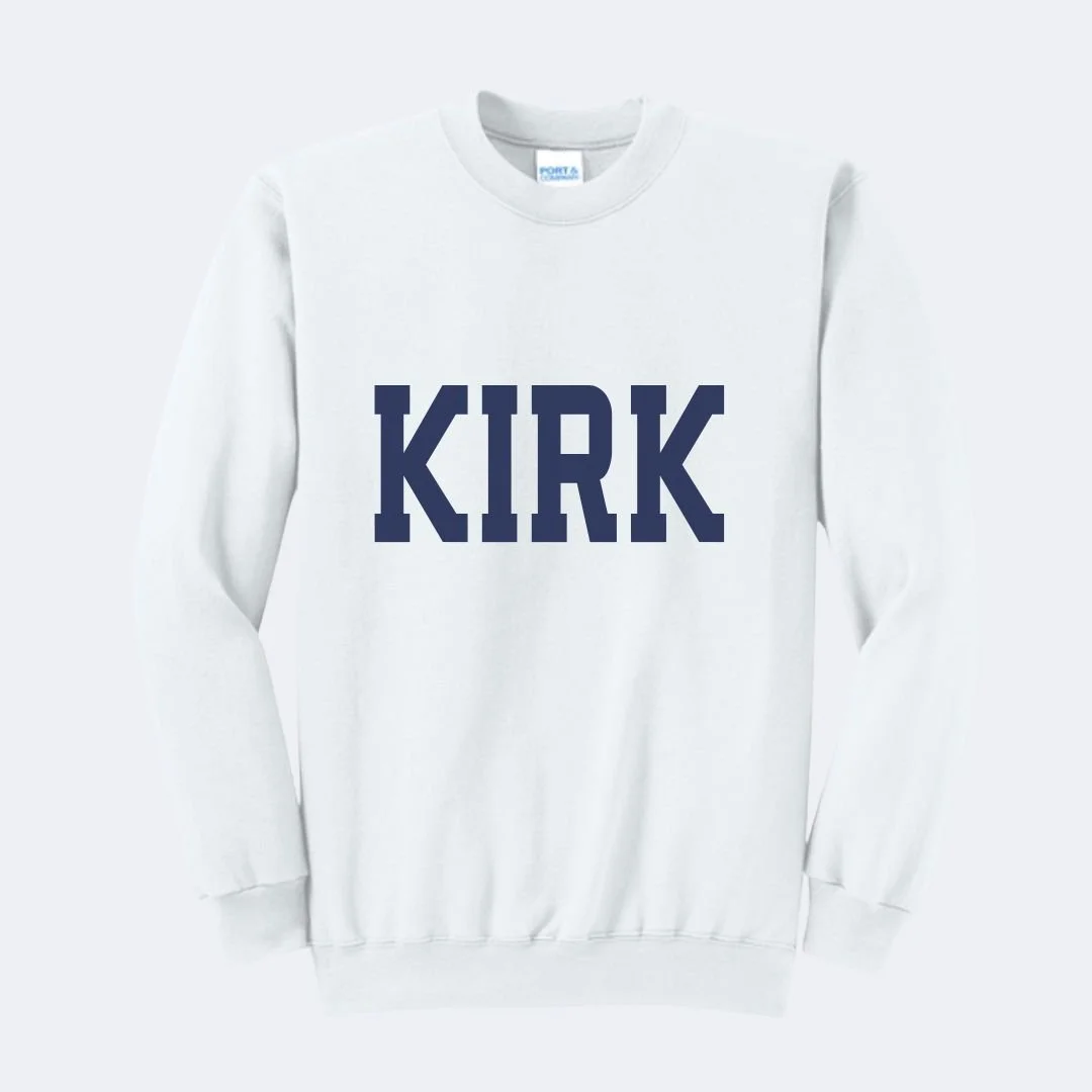 Adult Sweatshirt: KIRK *