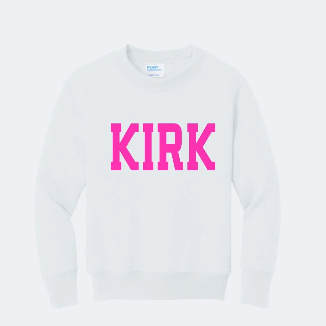 Youth Sweatshirt: KIRK *