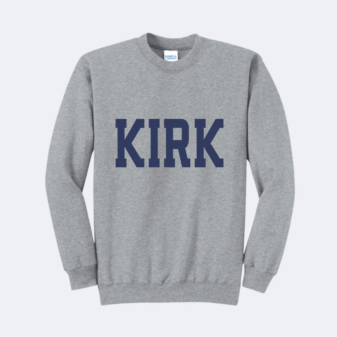 Adult Sweatshirt: KIRK *