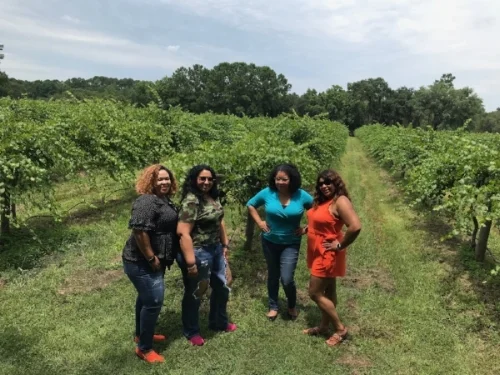 Just hanging out with the grapes