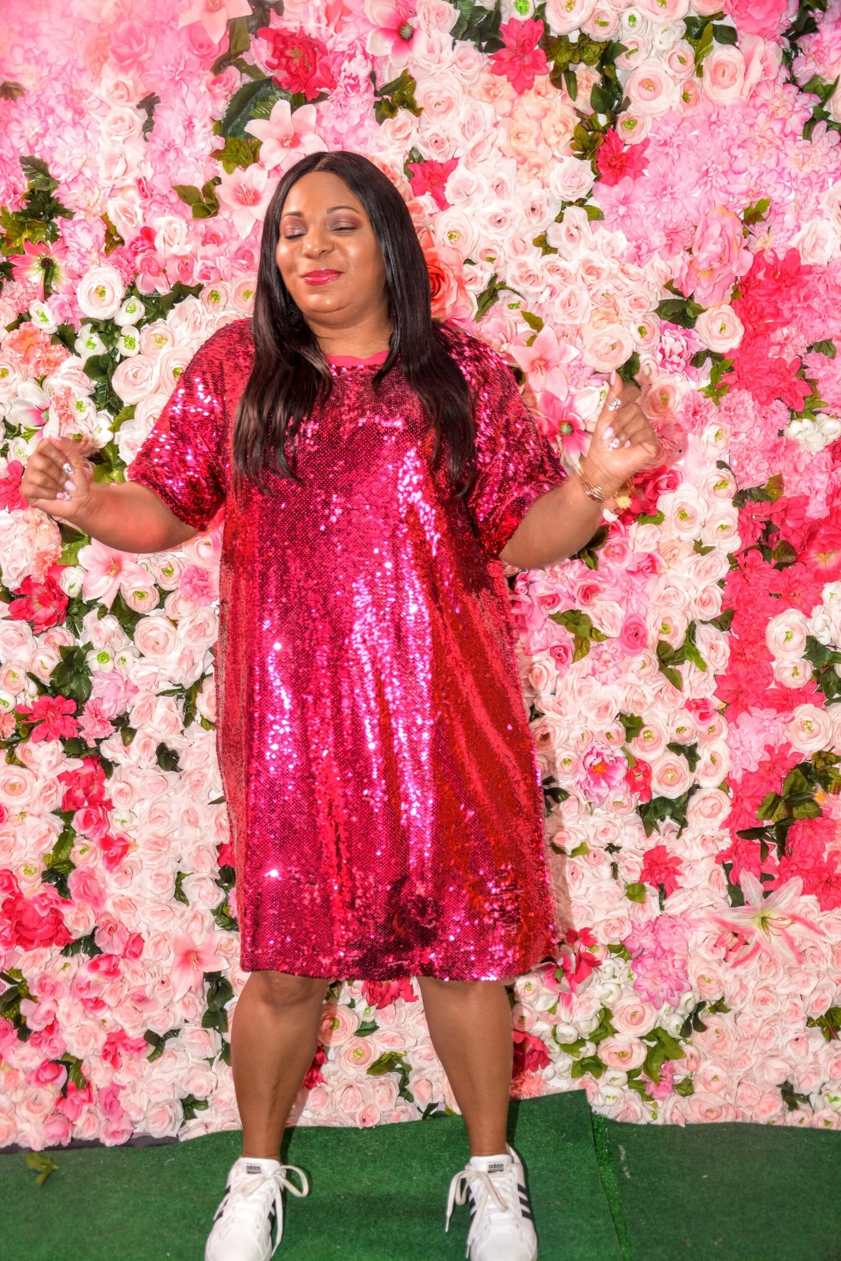 Dress from Eloquii and makes me want to dance. LOL!