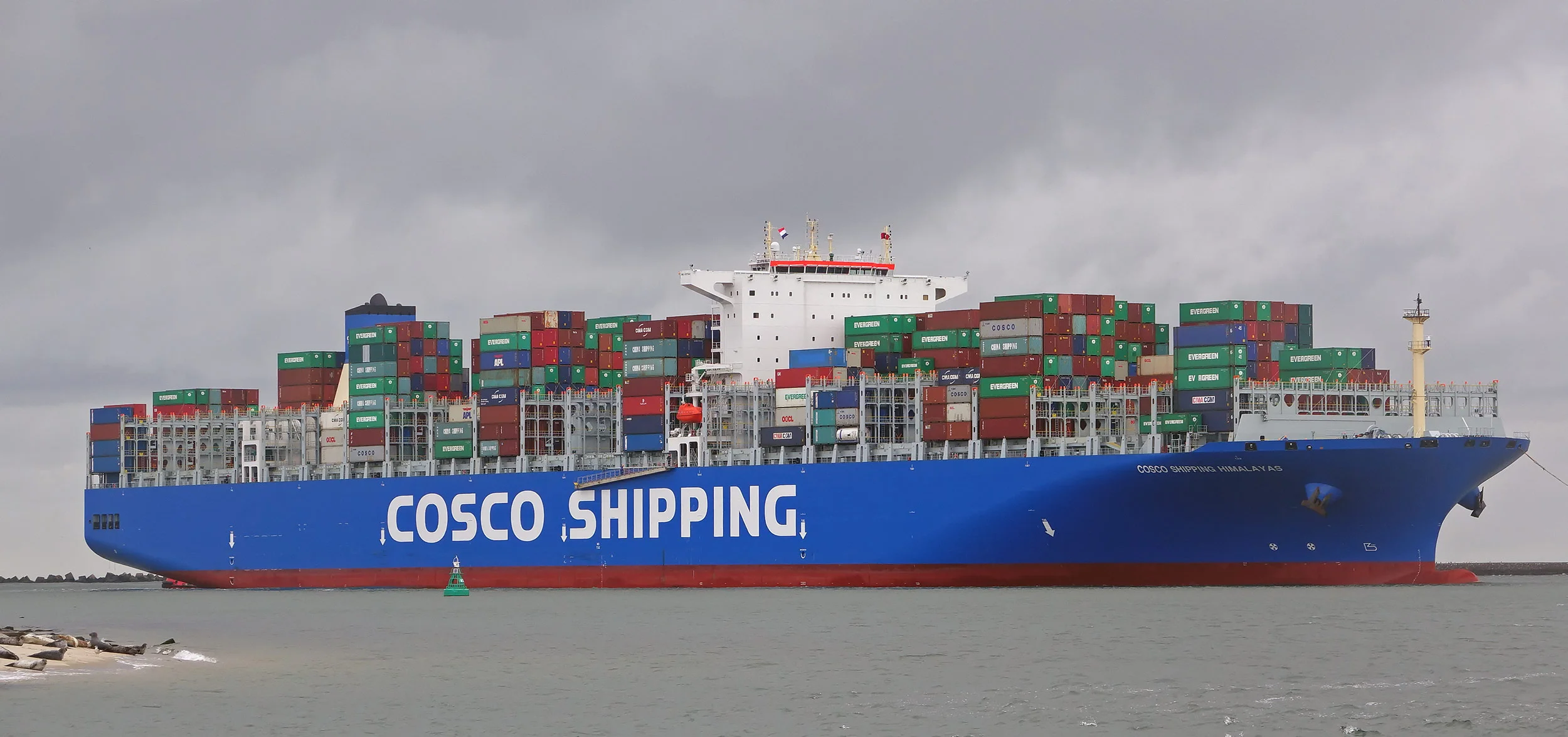 One container holds PCs. The rest are smartphones.