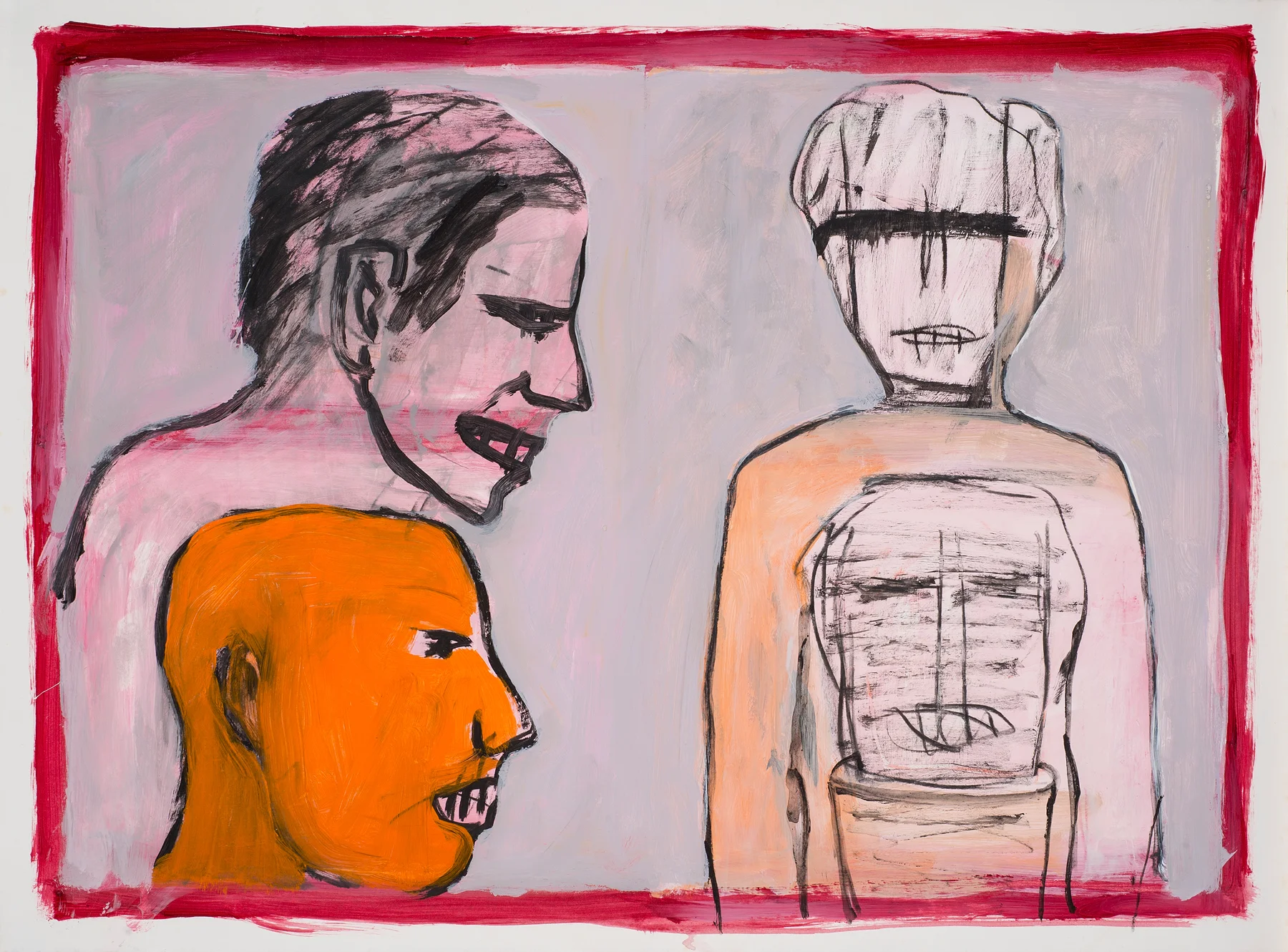 Untitled , 1984-85 Acrylic, charcoal on paper 23 x 31 in. (58 x 78 cm.) Photography courtesy of Paul Mutino
