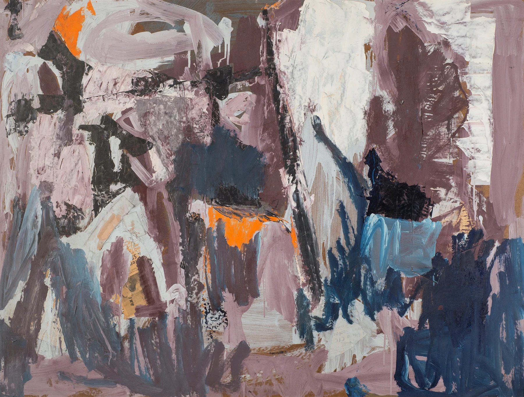 Landscape , 1967. Oil on hardboard (masonite), 36 x 48 in. (91.4 x 122 cm.)