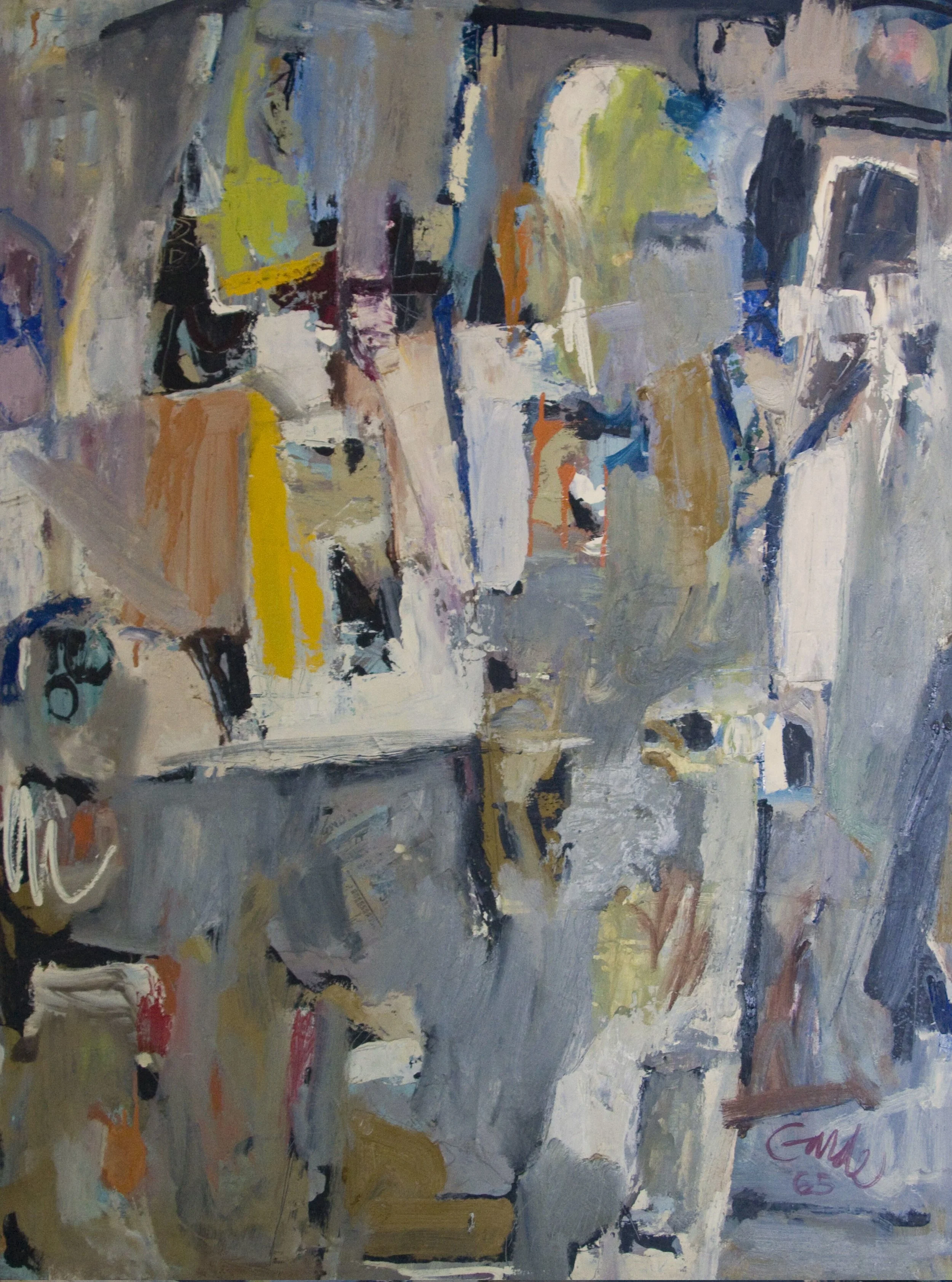 B Secret , 1965. Oil on hardboard (masonite), 48 x 36 in. (122 x 91.4 cm.), Private Collection