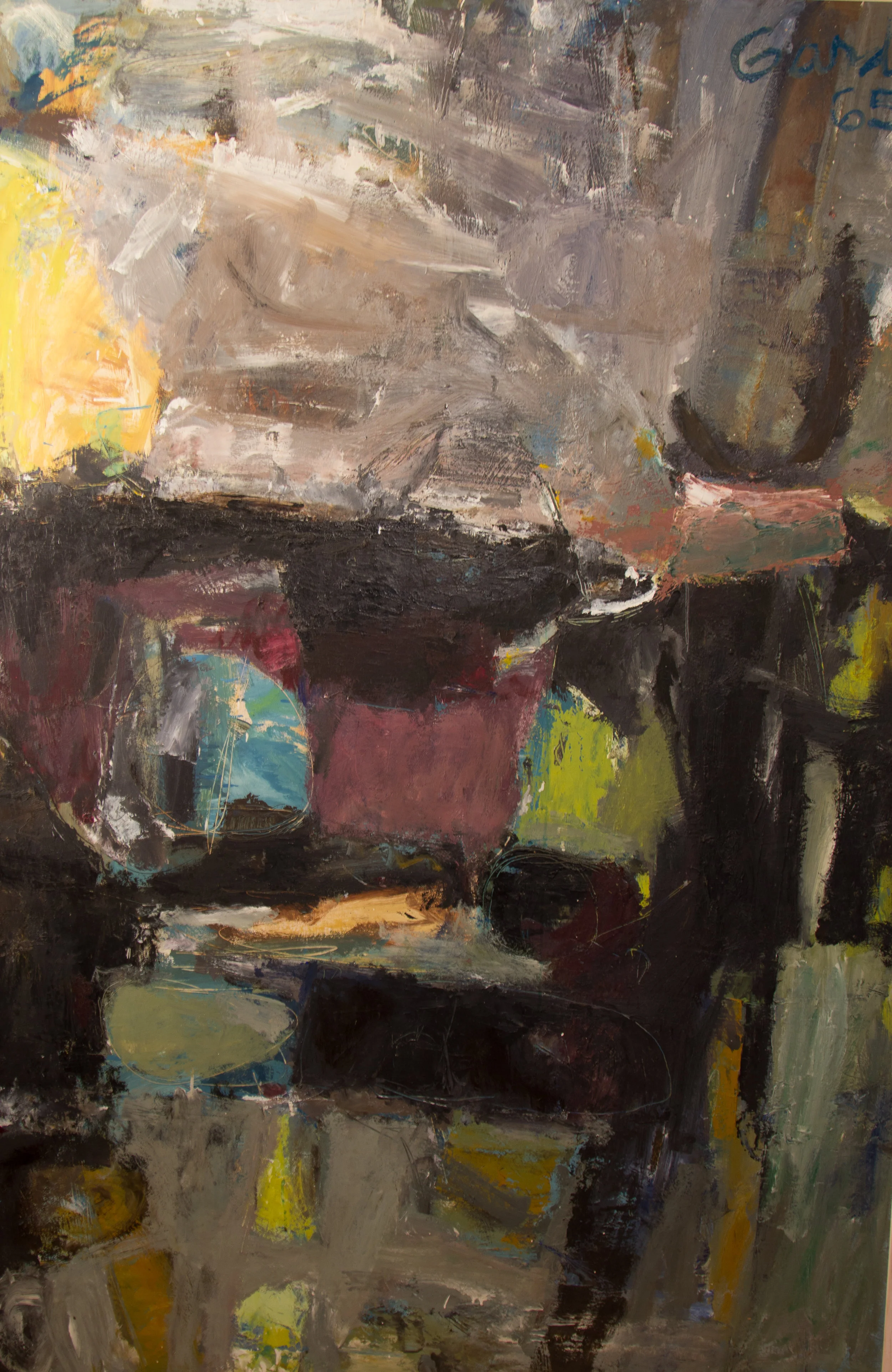 Dark Landscape , 1965 Oil on hardboard (masonite) 72 x 48 in. (183 x 122 cm.) Collection of The Orlando Museum of Art, FL