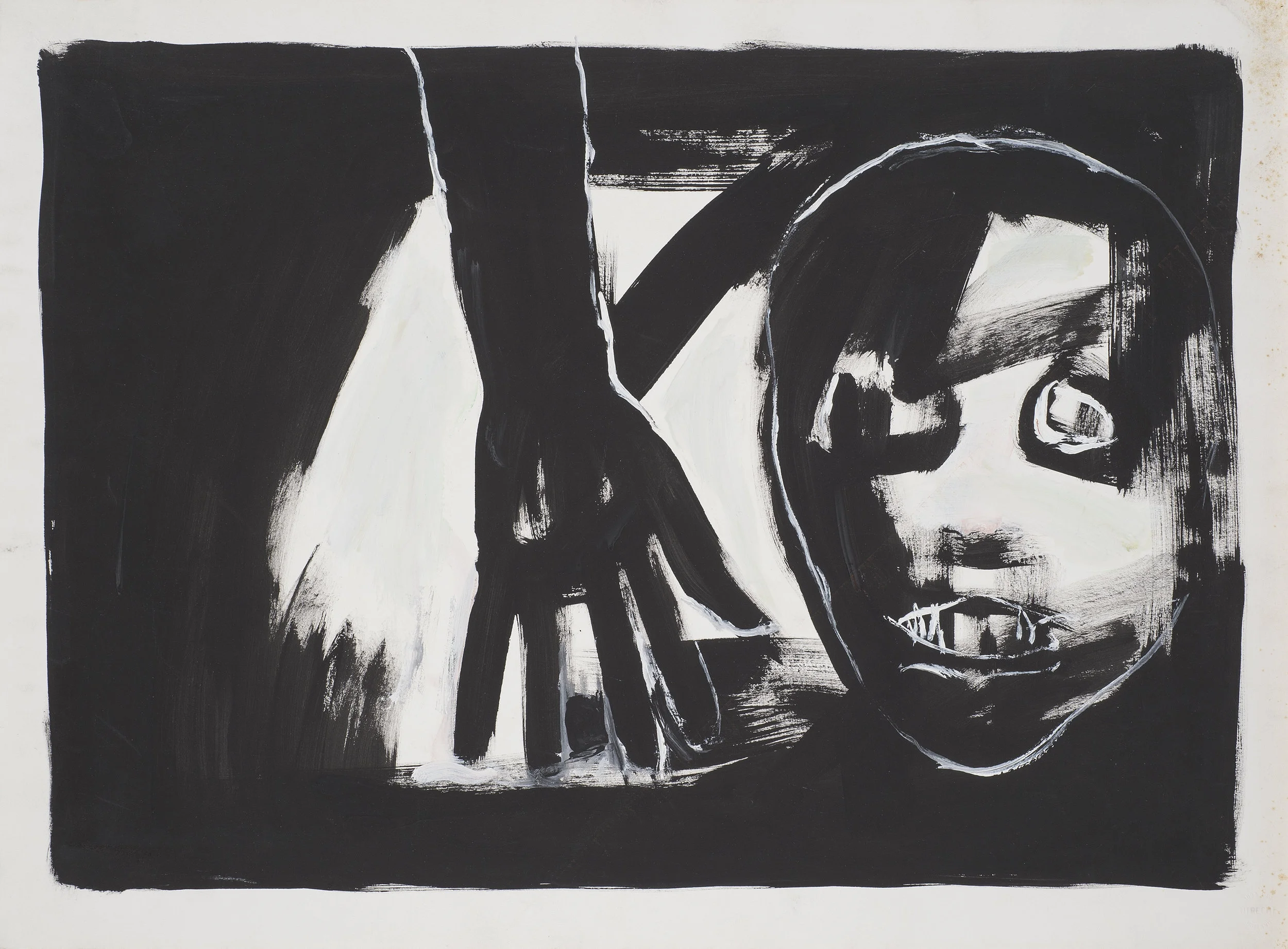 Untitled , 1986. Acrylic on paper, 30 x 22 in. (76.2 x 56 cm.)
