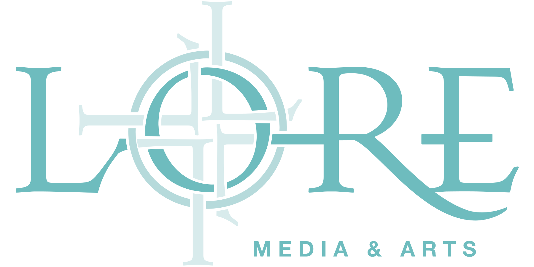 LORE MEDIA & ARTS Logo TEAL OvrWhite.png