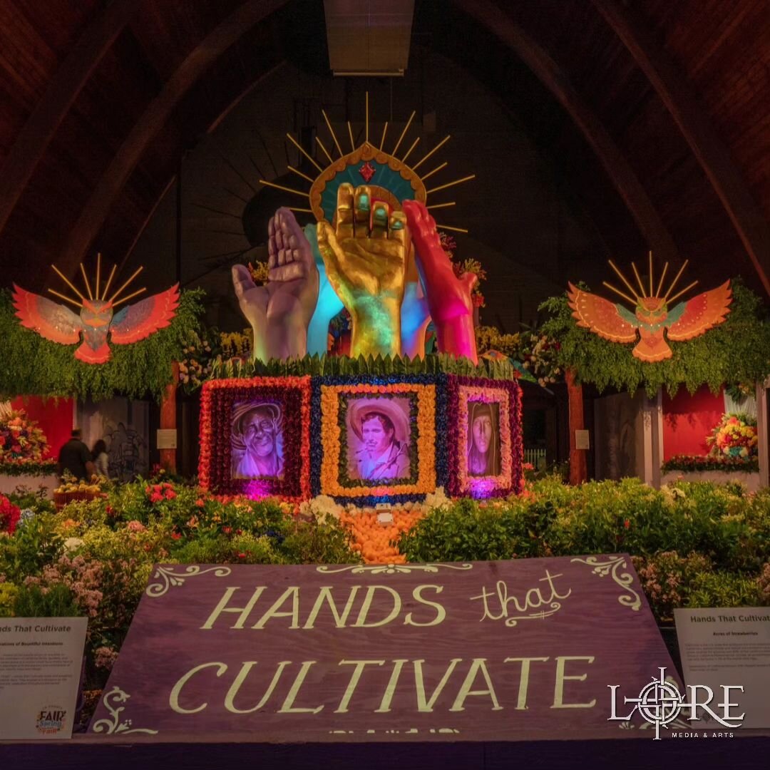 @loremediaandarts had the honor to direct and curate the Flower &amp; Garden Pavilion for the 2023 LA County Fair . This year's theme was &quot;Hands That Cultivate,&quot; with a special honor to the Pomona Roman Goddess of Fruit. Celebrated are all 