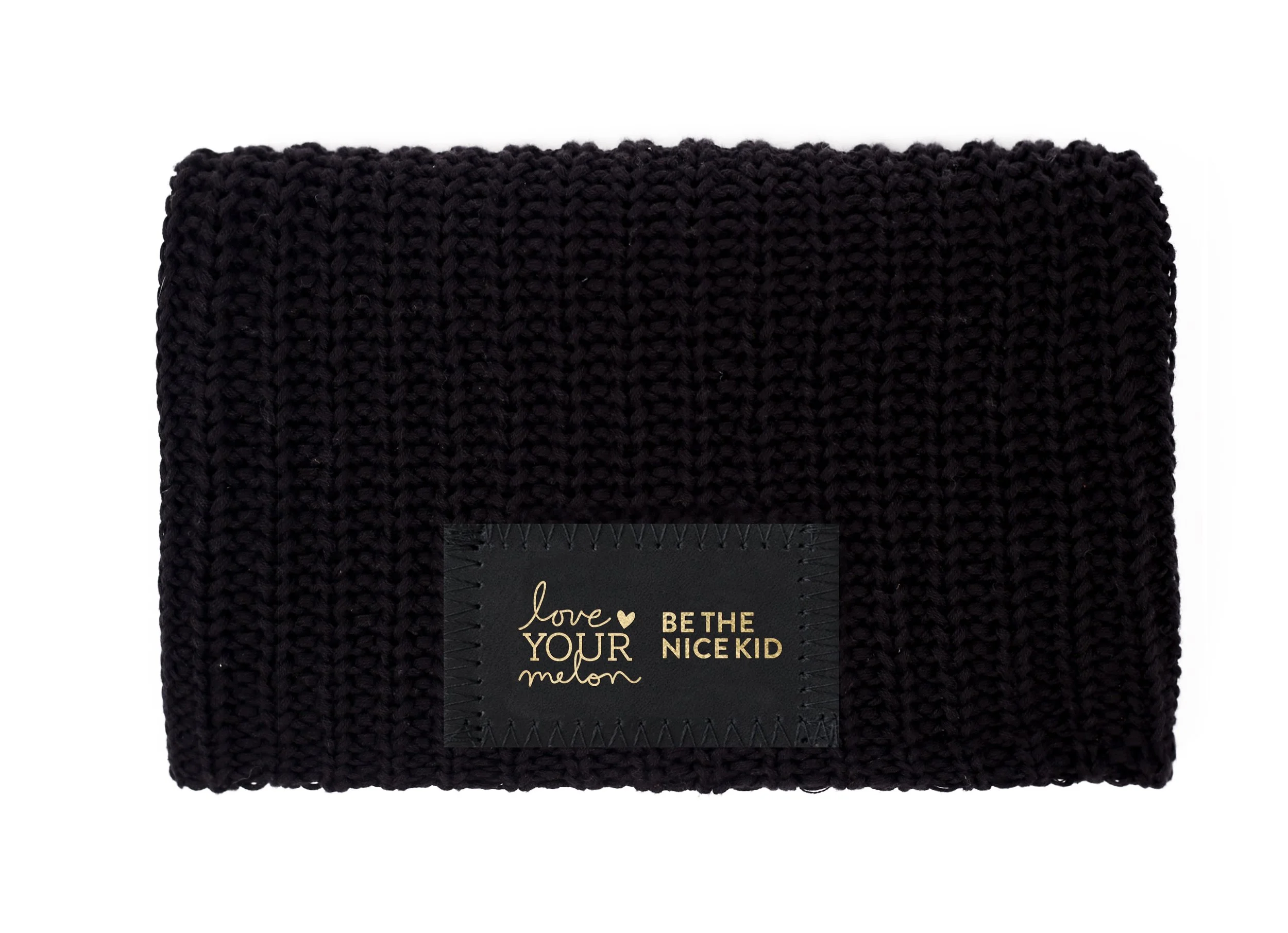 The Beanie - (Black with Gold Foil)