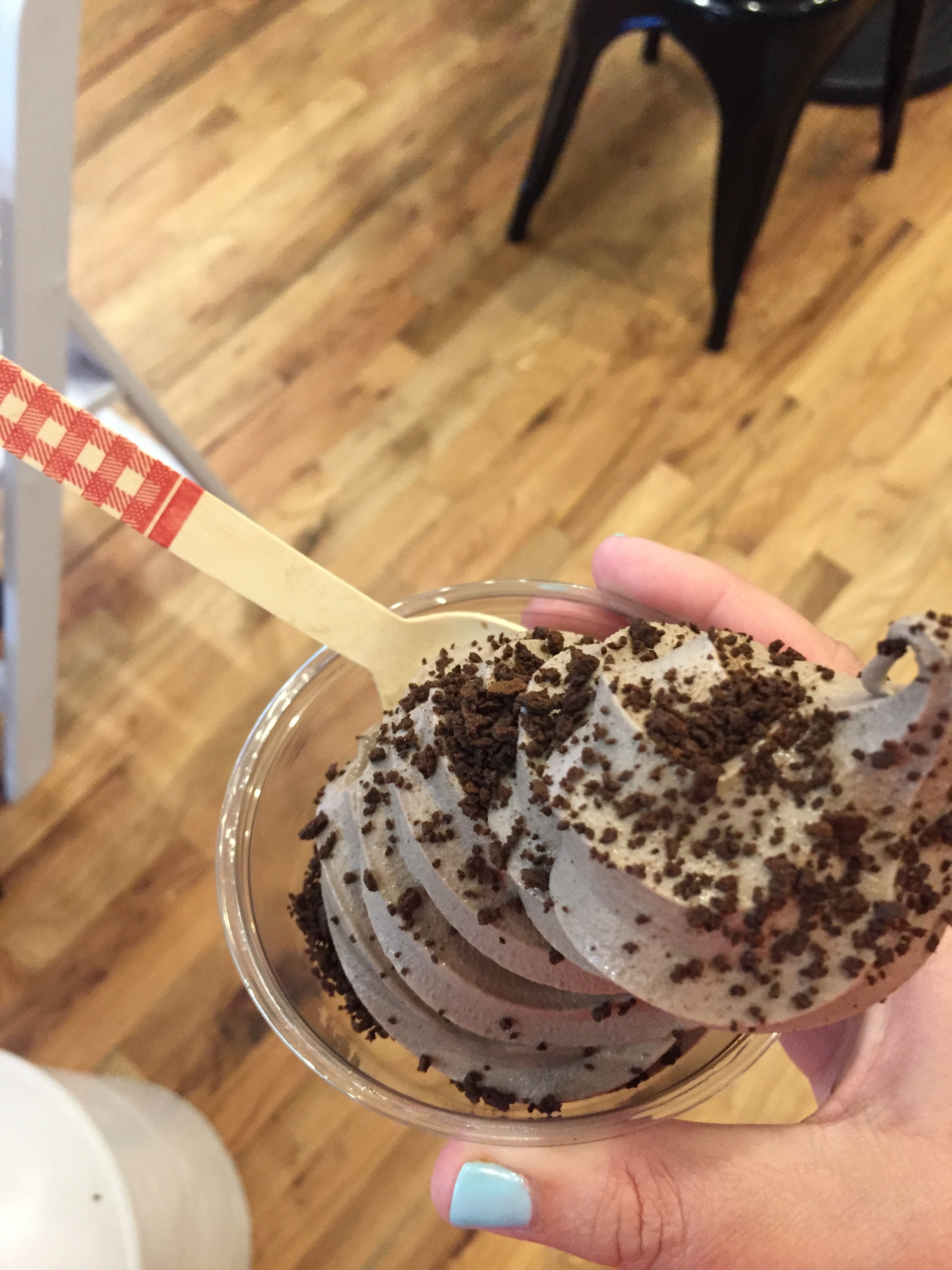 My delicious cookies and cream soft serve!