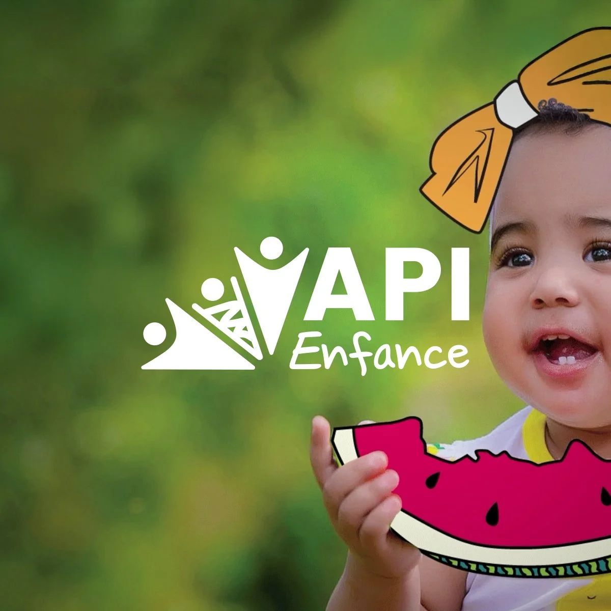 Image provenant de la vidéo créée pour API-Enfance, un organisme à but non lucratif (OBNL) qui contribue à prévenir et à réduire les retards développementaux des enfants