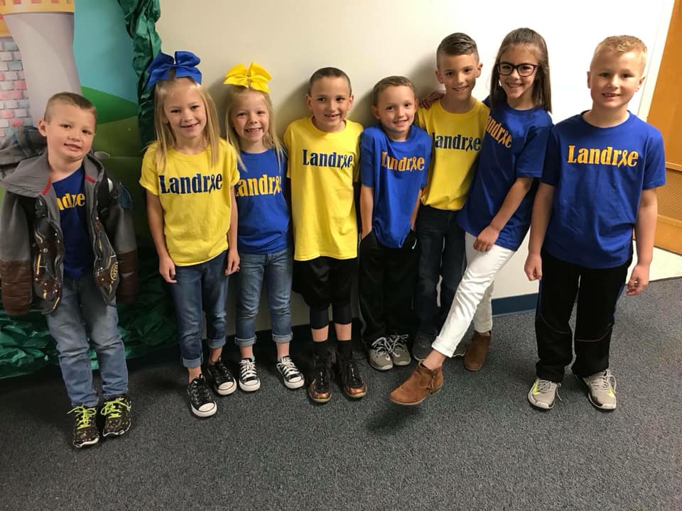 Liberty Elementary School in Azle, Texas supporting Down Syndrome Awareness Month