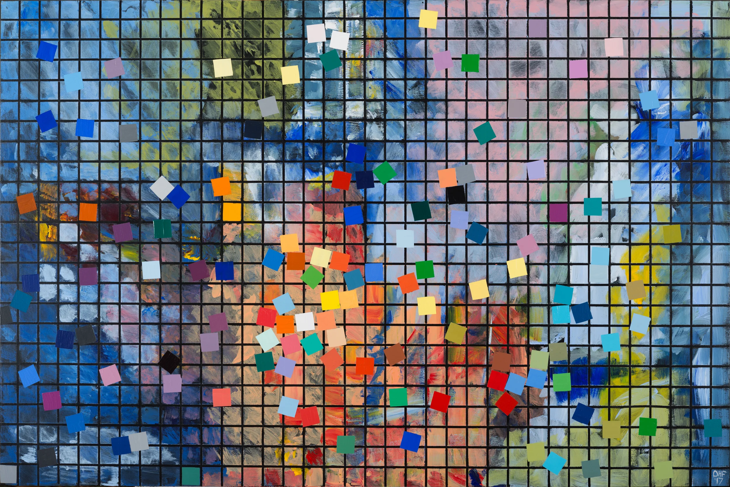 24x36 #2, 24"x36", 2017, acrylic on panel