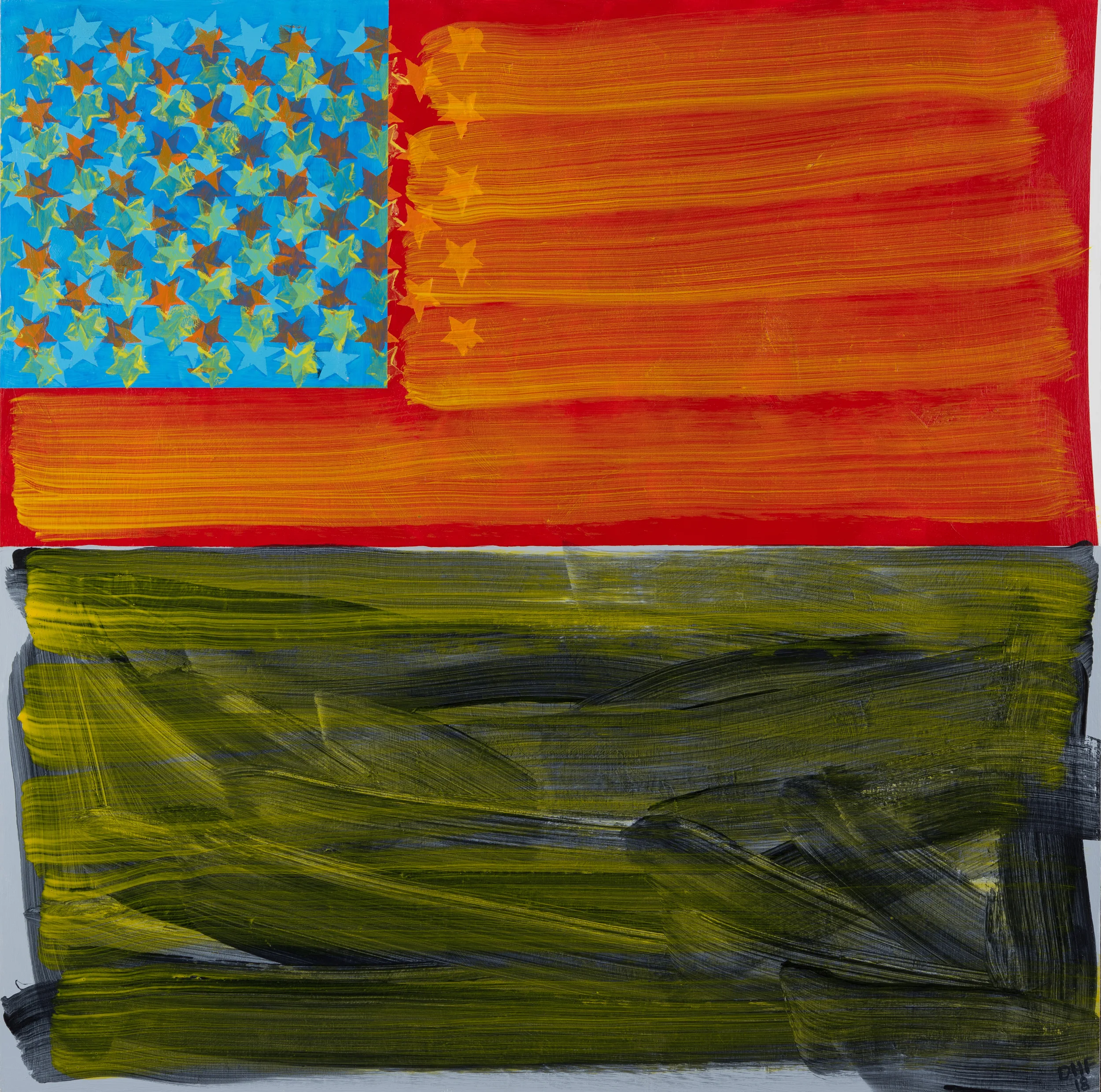 Distorted Flag #2, 2018